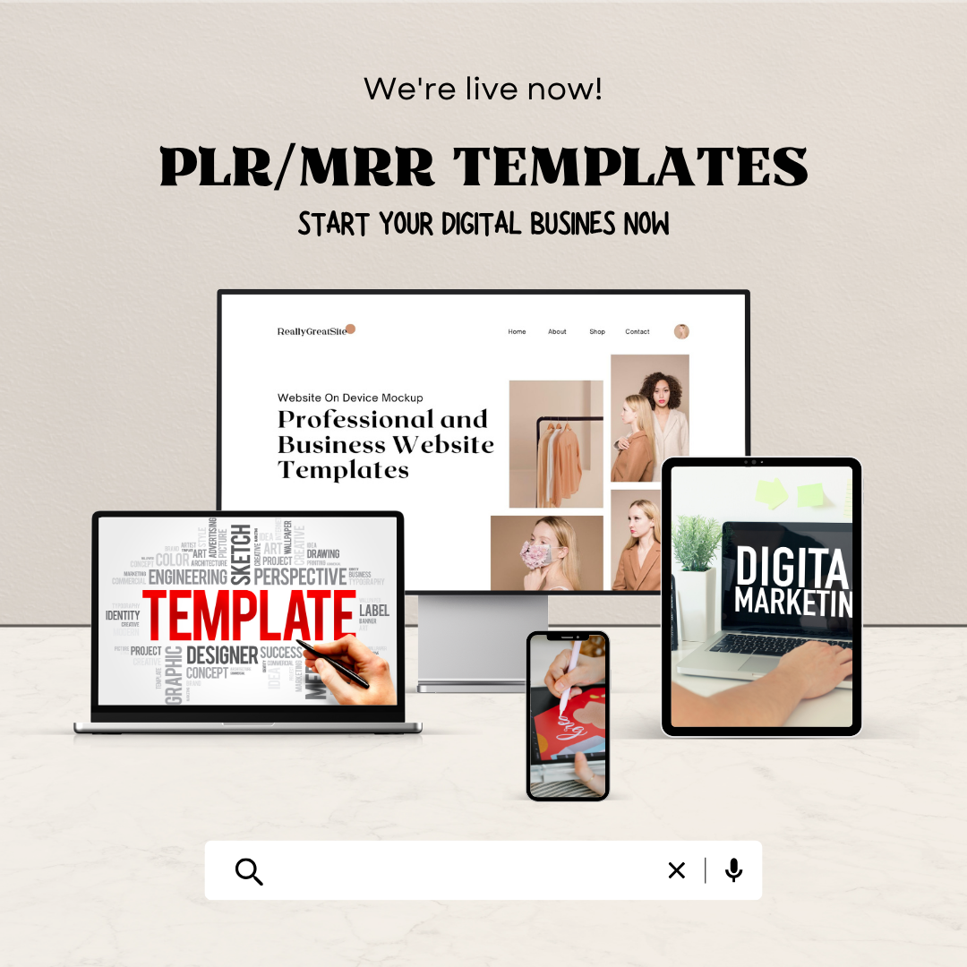 PLR TEMPLATES FOR PERSONAL USE OR RESELL