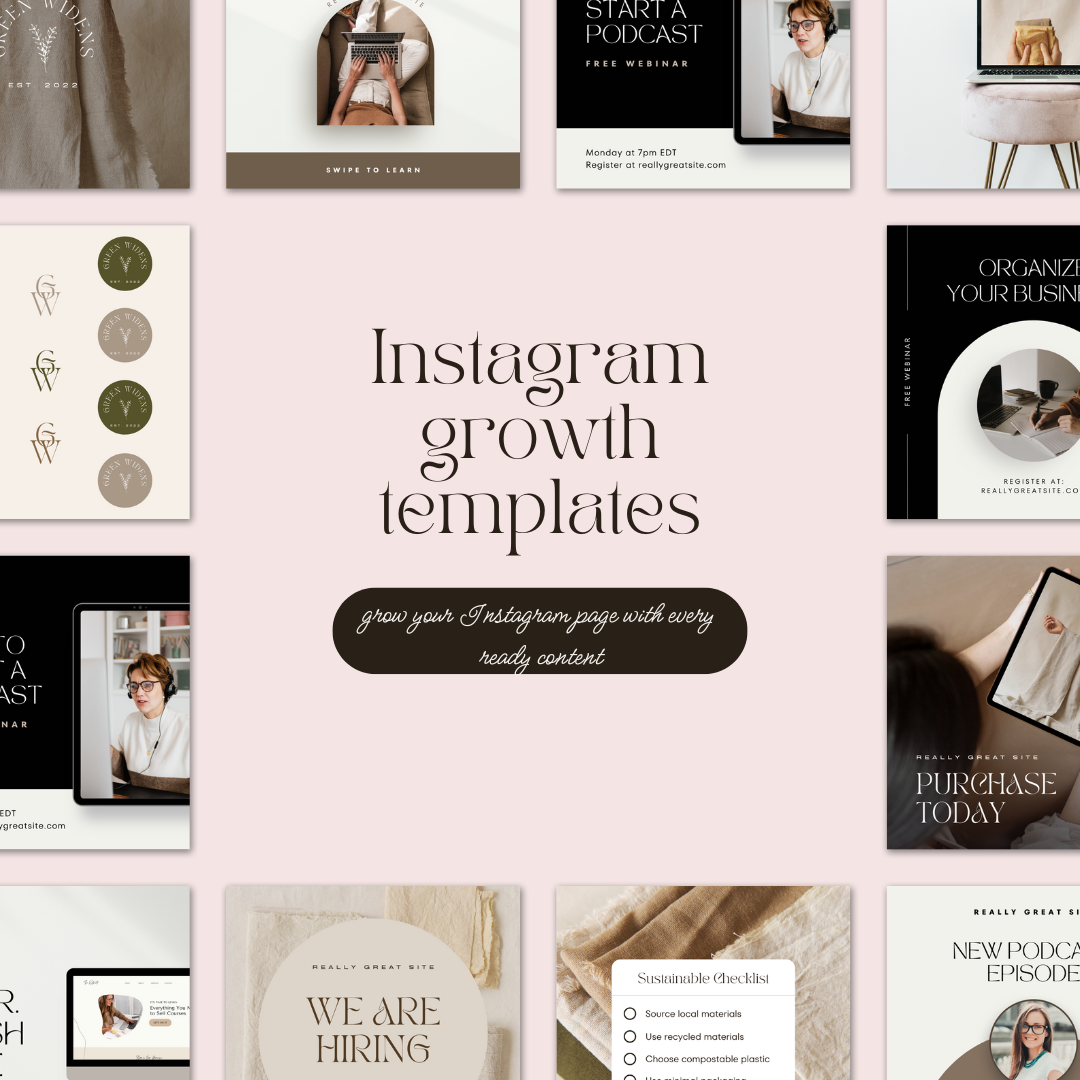 INSTAGRAM GROWTH TEMPLATES