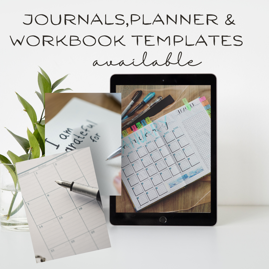 JOURNAL PLANNER & WORKBOOK TEMPLATES